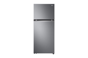 LG Refrigerator Top Mount Double Door, 417L Gross and 375L Net Capacity, Silver, GNB482PQMB