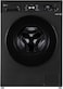 LG 9KG Front Load Washing Machine - 1200 RPM - 3 star ESMA - Steam - 6 Motion - Platinum Black finish - STS Drum with Plastic Lifter - Thinq&trade; wifi - Glass Door with Black Rim - Inverter Direct Drive Motor LVF0900PBGB  - 1 year   warranty  - (W x D x H) -  600 x 560 x 850