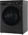 LG 9KG Front Load Washing Machine - 1200 RPM - 3 star ESMA - Steam - 6 Motion - Platinum Black finish - STS Drum with Plastic Lifter - Thinq&trade; wifi - Glass Door with Black Rim - Inverter Direct Drive Motor LVF0900PBGB  - 1 year   warranty  - (W x D x H) -  600 x 560 x 850