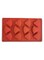Durable 12-Cavity Mold for Candy, Cake, and Soap Making – Enhance Your Decorating Skills with This Beautifully Crafted Multi-Use Tool