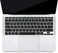 USA Version English Language Silicone Keyboard Cover Compatible for MacBook Air 13" 2020 M1 Chip Model A2179/A2337 With Touch ID, Dust/Spill Protection, Easy Install &amp; Washable Protector, Black