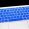 US Version English Language Silicone Keyboard Cover for Newest MacBook Pro 16" 2019 with Touch Bar Model A2141 &amp; MacBook Pro 13" 2020 with Touch Bar Model A2338 M1 M2 Chip/A2289/A2251, Dark Blue