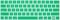 USA Version English Silicone Protective Keyboard Cover for Macbook Pro 13/15 Inch with Touch Bar Model A1706/A1707/A1989/A1990/A 2159, Release 2016/2017/2018/2019, Mint Green