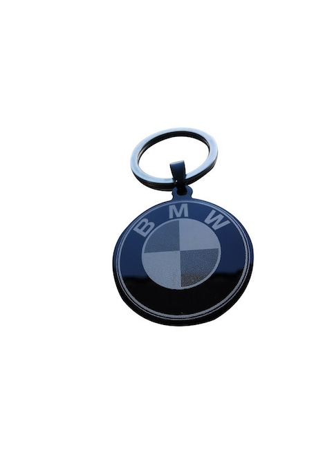 BMW Logo Keychain – Premium Metal Car Key Ring in Sleek Black and Silver Finish – Stylish and Durable Key Holder Accessory for BMW Enthusiasts and Car Lovers