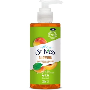 ST.IVES GLOWING DAILY FACIAL CLEANSER APRICOT  200ML