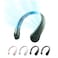 JisuLife Neck Fan 3 Portable Bladeless Neck Fan with 360&deg; Cooling, Rechargeable Hands-Free Personal Cooling Fan for Travel, Office &amp; Outdoor Use, Grey