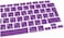 EU/UK Layout Russian Language Silicone Keyboard Cover for MacBook Air 13&quot; 2020 M1 Chip Model A2179/A2337 With Touch ID, Dust/Spill Protection, Easy Install &amp; Washable Accessories Protector, Purple