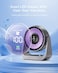 Portable Desk Fan with Smart LED Display, 100 Speed Levels Table Fan with 4000mAh Battery, Adjustable Angle, Quiet Operation For Bedroom Home Office Desktop Travel