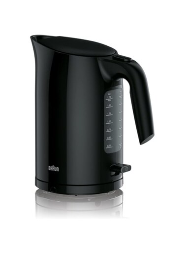 Braun Kettle, Black, 1.7 Litres, Wk 3110 Bk"Min 1 year manufacturer warranty