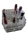 Clear Acrylic Makeup Organizer, 2-Drawer Storage Case, Cosmetic Display Stand with Compartments
