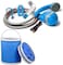 Muslim Shattaf for Indoors and Outdoors Portable Travel Camping Travel Bidet Hose Spray with Foldable Bucket
