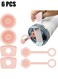 For Water Cup Accessories H2.0, Including 2 Cup Spill Stopper, 2 Straw Cap Cover, 2 Tumbler Leak Proof Plug, Silicone Accessories for Water 40 oz 30 oz Tumbler with Handle