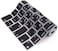 EU/UK Version Arabic English Keyboard Cover for MacBook Air 15.3&quot; M2 A2941/Air 13.6&quot; M2 A2681, MacBook Pro 14.2&quot;/16.2&quot; 2023-2021 M3/M2/M1, A2918/A2992/A2779/A2442/A2991/A2780/A2485, Black