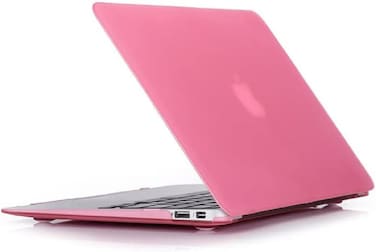 Plastic Hard Shell Case Cover Compatible with Older Version MacBook Air 13.3-Inch Model:- A1369/A1466 Release 2010 to 2017, Pink
