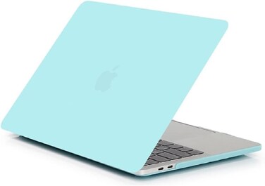 Protective Hard Shell Case Cover Compatible with New Version MacBook Air 13-Inch with Retina Display &amp; Touch ID Model:- A2337 M1/A2179/A1932, Release 2018/2019/2020/2021, Turquoise Blue