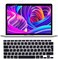 EU/UK Layout Ultra Thin Russian English Language Silicone Keyboard Skin Cover &amp; Screen Protector For MacBook Air 13-Inch 2020 with Retina Display and Touch ID, Model A2179 and A2337 M1 Chip, Black