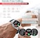 Swiss Military DOM6 Smartwatch 1.43" AMOLED, Bluetooth Calling, Wireless Charging, 7 Days Battery, IP67, iOS/Android Compatible, Silver Frame with Green Strap