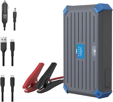 BRAVE 12V Super Capacitor Car Jump Starter, 1000A Peak Current -Battery-Free Car Battery Charger