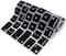 EU/UK Version Spanish English Keyboard Cover for MacBook Air 15.3&quot; M2 A2941/Air 13.6&quot; M2 A2681, MacBook Pro 14.2&quot;/16.2&quot; 2023-2021 M3/M2/M1, A2918/A2992/A2779/A2442/A2991/A2780/A2485, Black