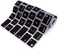 EU/UK Version Spanish English Keyboard Cover for MacBook Air 15.3" M2 A2941/Air 13.6" M2 A2681, MacBook Pro 14.2"/16.2" 2023-2021 M3/M2/M1, A2918/A2992/A2779/A2442/A2991/A2780/A2485, Black