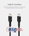 Belkin BoostCharge USB-C to USB-C fast charger cable, USB type C charger cable fast charging for iPhone 16, 15, Samsung Galaxy S24, S23, Pixel, iPad, MacBook, Nintendo Switch and more - 2M, Black