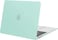 Protective Hard Shell Case Cover Compatible with New Version MacBook Air 13-Inch with Retina Display &amp; Touch ID Model:- A2337 M1/A2179/A1932, Release 2018/2019/2020/2021, Mint Green