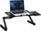 Adjustable Laptop Stand with Mouse Platform, Foldable Laptop Riser for Bed &amp; Sofa, Ergonomic Desk Stand for Tablets and Laptops, Portable and Adjustable Height &amp; Angle