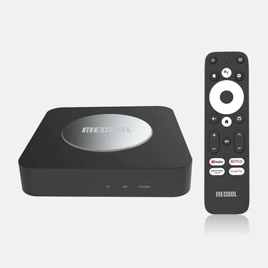 MECOOL KM2 PLUS Netflix and Google-certified 4k streaming device Android TV Smart Box are powered by S905X4-B Quad-Core A55 CPU with AV1 HDR