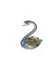Crystal Swan Figurine, Home Decoration Showpiece, Beautiful Yellow Wings