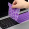 US Version English Language Silicone Keyboard Cover for Newest MacBook Pro 16" 2019 with Touch Bar Model A2141 &amp; MacBook Pro 13" 2020 with Touch Bar Model A2338 M1 M2 Chip/A2289/A2251, Purple