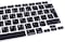 EU/UK Layout Arabic Language Silicone Keyboard Cover for MacBook Air 13&quot; 2020 M1 Chip Model A2179/A2337 With Touch ID, Dust/Spill Protection, Easy Install &amp; Washable Accessories Protector, Black