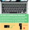 US Version Russian Keyboard Cover for MacBook Air 15/13.6&quot; 2022,2023 Model A2941/A2681, MacBook Pro 14&quot; 2023,2022, Model A2442, A2779 M1, MacBook Pro 16&quot; 2023,2022, Model A2485,A2780 M1, Black