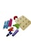 Educational Letter Building Puzzle Set, Wooden Board with Colourful Pieces, 36+ Months, Early Learning STEM Toy