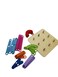 Educational Letter Building Puzzle Set, Wooden Board with Colourful Pieces, 36+ Months, Early Learning STEM Toy