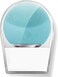 Electric USB Rechargeable Silicone Face Cleanser and Massager Brush, Ultra Soft Hygienic Silicone Facial Cleansing Brush for Every Type Skin, Tiffany Blue