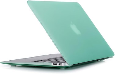 Plastic Hard Shell Case Cover Compatible with Older Version MacBook Air 13.3-Inch Model:- A1369/A1466 Release 2010 to 2017, Mint Green