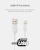 Belkin BoostCharge Braided USB C charger cable, USB-C to USB-A cable, USB type C charging cable for iPhone 16, 15, Samsung Galaxy S24, S23, Pixel, iPad, MacBook, Nintendo Switch and more - 2M, White