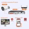 Compatible Hikvision PoE Bullet Camera DS-2CD2083G2-LI2U 8MP with 2.8mm Lens &ndash; AcuSense AI, Smart Hybrid Light, Dual Built-in Microphone, 512GB Card Slot