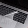 EU/UK Version Clear Skin Silicone Protective Keyboard Cover for Macbook Pro 13/15 Inch with Touch Bar Model A1706/A1707/A1989/A1990/A 2159, Release 2016/2017/2018/2019, Clear