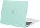 Hard Shell Case &amp; UK Layout English Keypad Cover Compatible for MacBook New Pro 13" with Touch Bar and Touch ID, Model A1706/A1708/A2159/A1989, Release in 2016/2017/2018, Mint Green