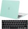 Hard Shell Case &amp; UK Layout English Keypad Cover Compatible for MacBook New Pro 13" with Touch Bar and Touch ID, Model A1706/A1708/A2159/A1989, Release in 2016/2017/2018, Mint Green