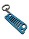 Stylish Wrangler Grill Keychain, Gift for Jeep Fans, Durable 3D Jeep Grill Key Ring, Adventure-Ready Accessory,Blue