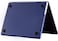 Hard Shell Case Cover Compatible with MacBook Pro 14-Inch Release 2024/2023/2022/2021 Model:- M3 A2918/A2992, M2 A2779, M1 A2442 Pro/ Max Chip with Touch ID, Navy Blue Carbon Fiber Texture