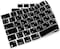 EU/UK Version Russian English Keyboard Cover for MacBook Air 15.3&quot; M2 A2941/Air 13.6&quot; M2 A2681, MacBook Pro 14.2&quot;/16.2&quot; 2023-2021 M3/M2/M1, A2918/A2992/A2779/A2442/A2991/A2780/A2485, Black