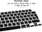 EU/UK Version Russian English Keyboard Cover for MacBook Air 15.3&quot; M2 A2941/Air 13.6&quot; M2 A2681, MacBook Pro 14.2&quot;/16.2&quot; 2023-2021 M3/M2/M1, A2918/A2992/A2779/A2442/A2991/A2780/A2485, Black