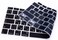 EU/UK Layout Russian Language Silicone Keyboard Cover for MacBook Air 13" 2020 M1 Chip Model A2179/A2337 With Touch ID, Dust/Spill Protection, Easy Install &amp; Washable Accessories Protector, Black