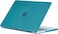 Hard Shell Case Cover Compatible with MacBook Pro 14-Inch Release 2024/2023/2022/2021 Model:- M3 A2918/A2992, M2 A2779, M1 A2442 Pro/ Max Chip with Touch ID, Dark Cyan Carbon Fiber Texture