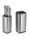 TERRIFI Universal Knife Block Holder, Universal Knife Blocks, Stainless Steel Organizer with Scissor Slots, Rust Proof for Any Knife up to 8.10 Inches(Knives Not in Included)