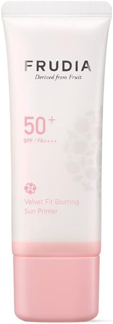 فروديا برايمر الشمس فيلفيت بلورينج (عامل حماية من الشمس 50+), يقدم بشرة ناعمة بملمس ناعم وحريري, لم يتم اختباره على الحيوانات, جمال نظيف, سيف, 40 غرام