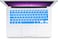 EU/UK Layout Arabic Keyboard Cover for Older Version MacBook Pro 13"/15" (A1278/A1286) &amp; Macbook Retina 13"/15" (A1425/A1502/A1398) &amp; Older Version MacBook Air 13" A1369/A1466, Sky Blue